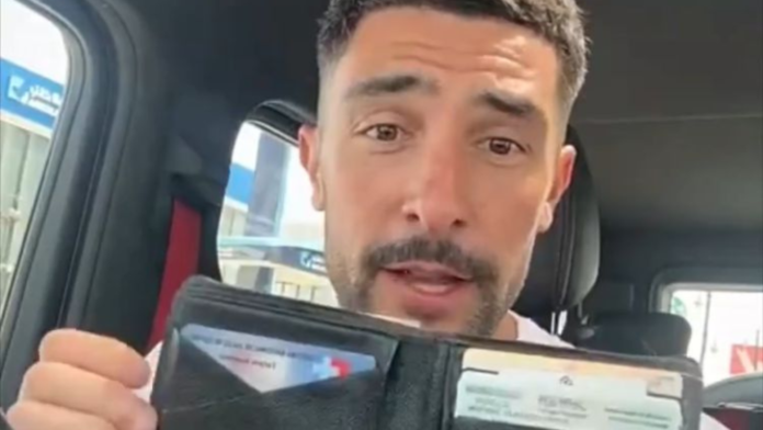 Álvaro González futbolista que vive en Arabia Saudita contó cómo recuperó su billetera después de ocho meses