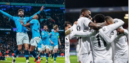 Manchester City vs Real Madrid Champions League