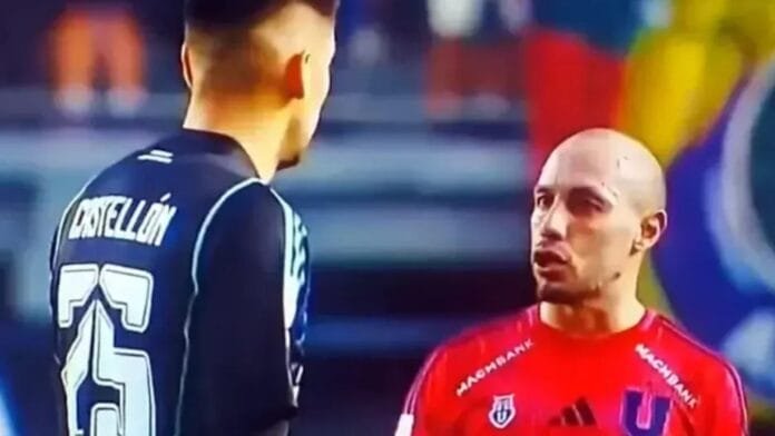 Gabriel Castellón y Marcelo Díaz tuvieron una discusión luego del empate de Universidad de Chile