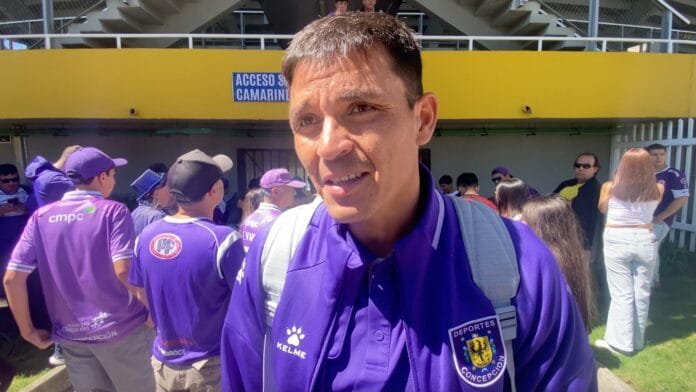 Joaquín Muñoz salió lesionado en la derrota de Deportes Concepción ante Recoleta