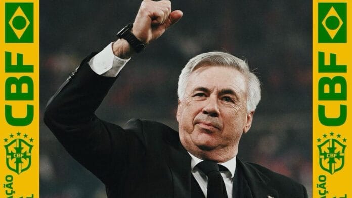 Carlo Ancelotti es nuevo técnico de Brasil y enfrentaría a Chile por las eliminatorias