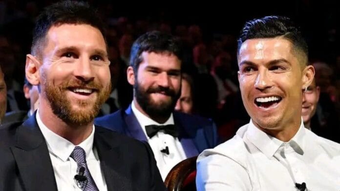 Cristiano Ronaldo sorprende en rueda de prensa y no descarta jugar con Lionel Messi