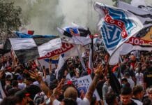 Desmanes y quejas: así fue el arengazo de los hinchas de Colo Colo autorizado por la Delegación Presidencial