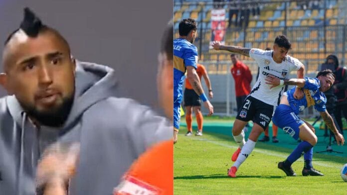¡Y eso que no jugó!: El desatado enojo de Arturo Vidal tras el empate de Colo Colo ante Everton
